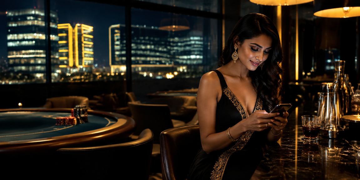 User creating account on mobile casino app
