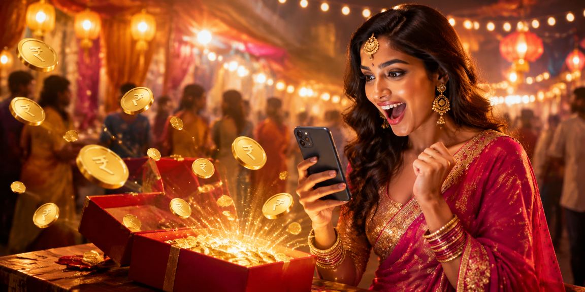 Person responsibly using mobile casino app