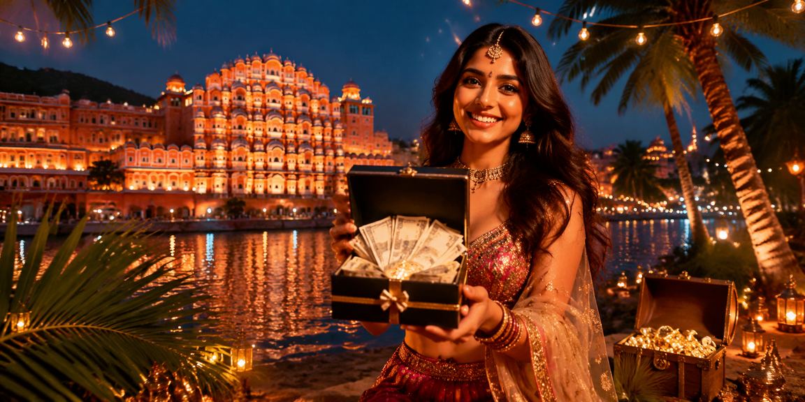 Joyful Indian players enjoying online casino gaming
