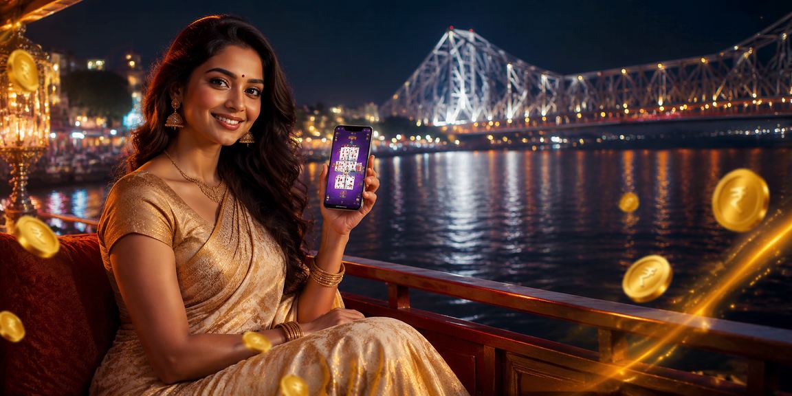 User verifying payment on smartphone with rupee currency notes in Kolkata
